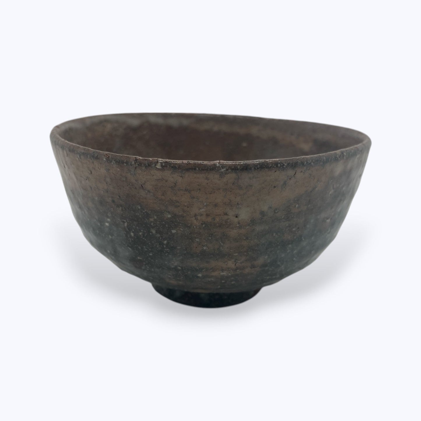 Vintage Hagi-yaki Tea Bowl by Kento Takeyoshi –with Signed Tomobako