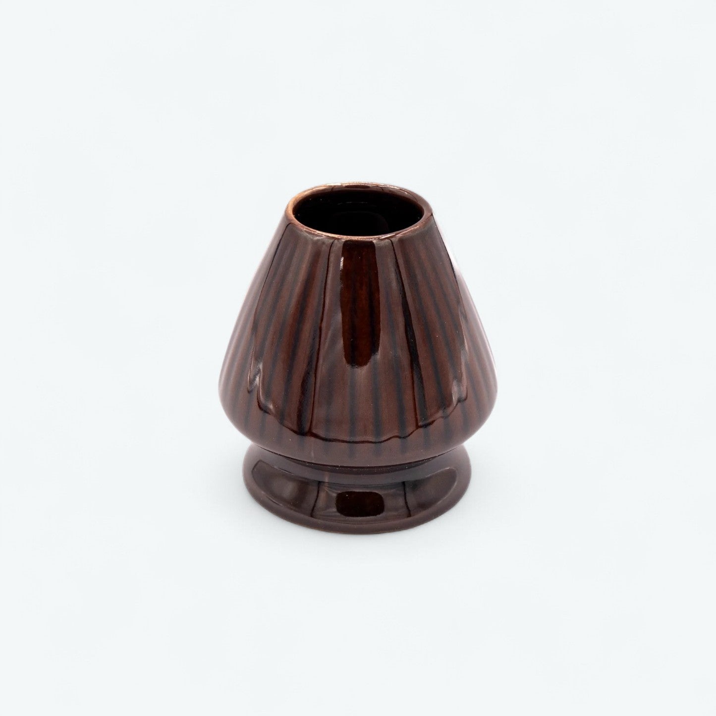 Mino Ware - Tea Whisk Stand - Ame Tenmoku