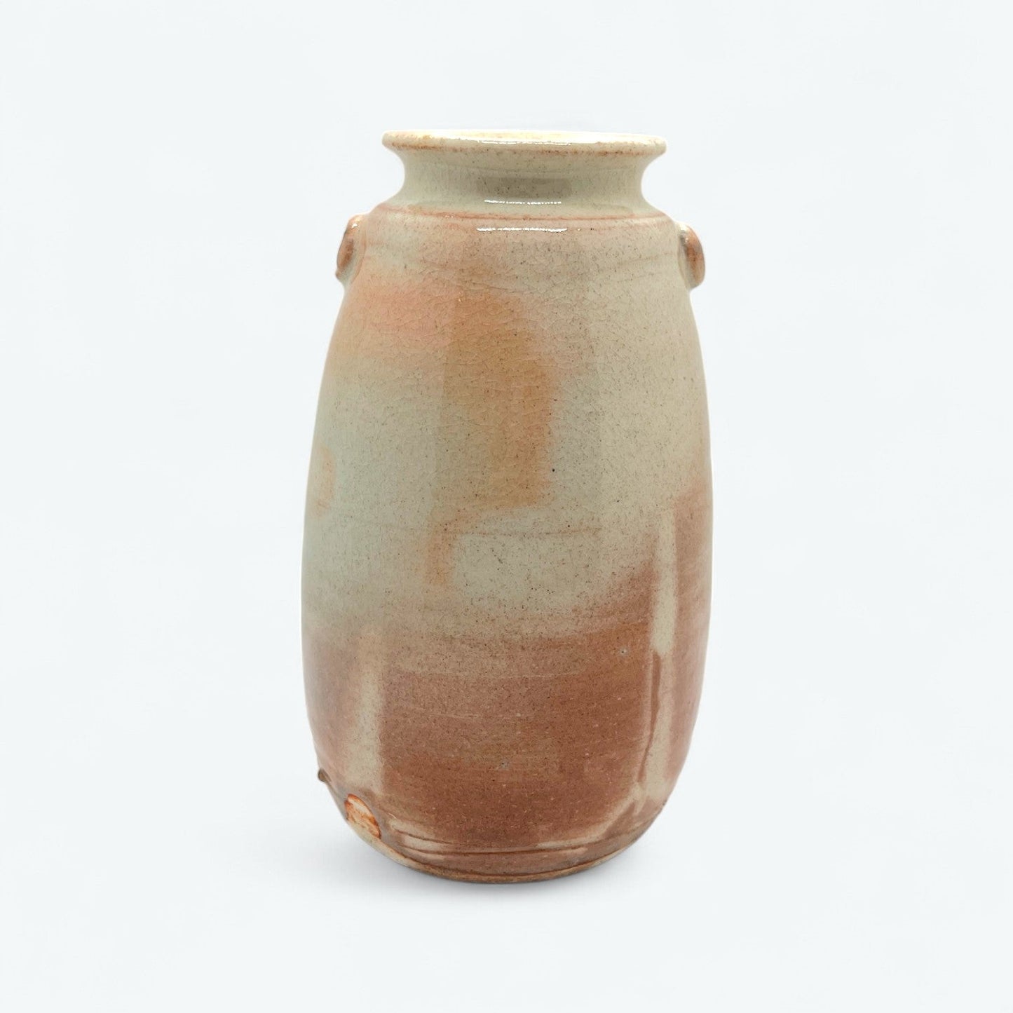 Vintage Hagi Ware Flower Vase by Ryūji Matsuno – Hon-gama Kiln, with Original Box and Certificate
