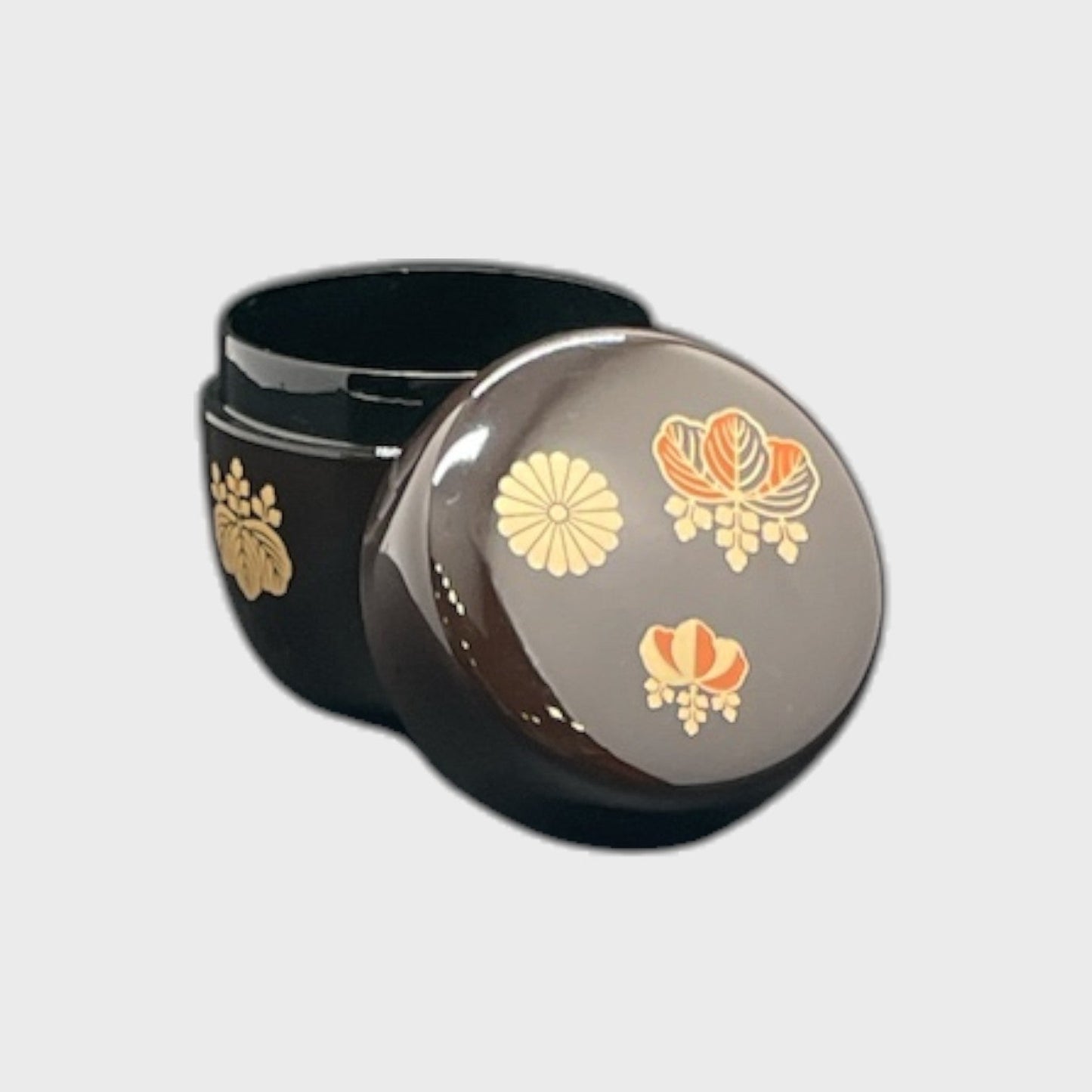 Ichiyama - Natsume Gourd - Tea Canister - Kikumon Brown