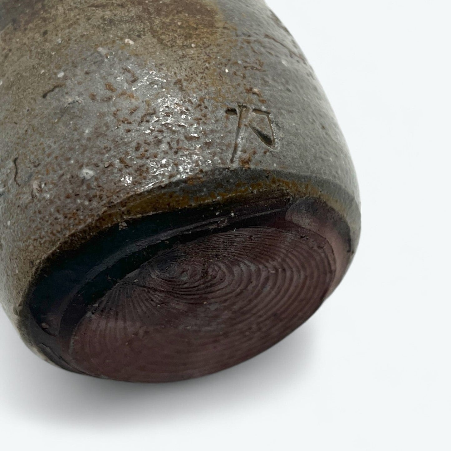 Vintage Bizen-yaki Tea Caddy by Kimura Tōhō