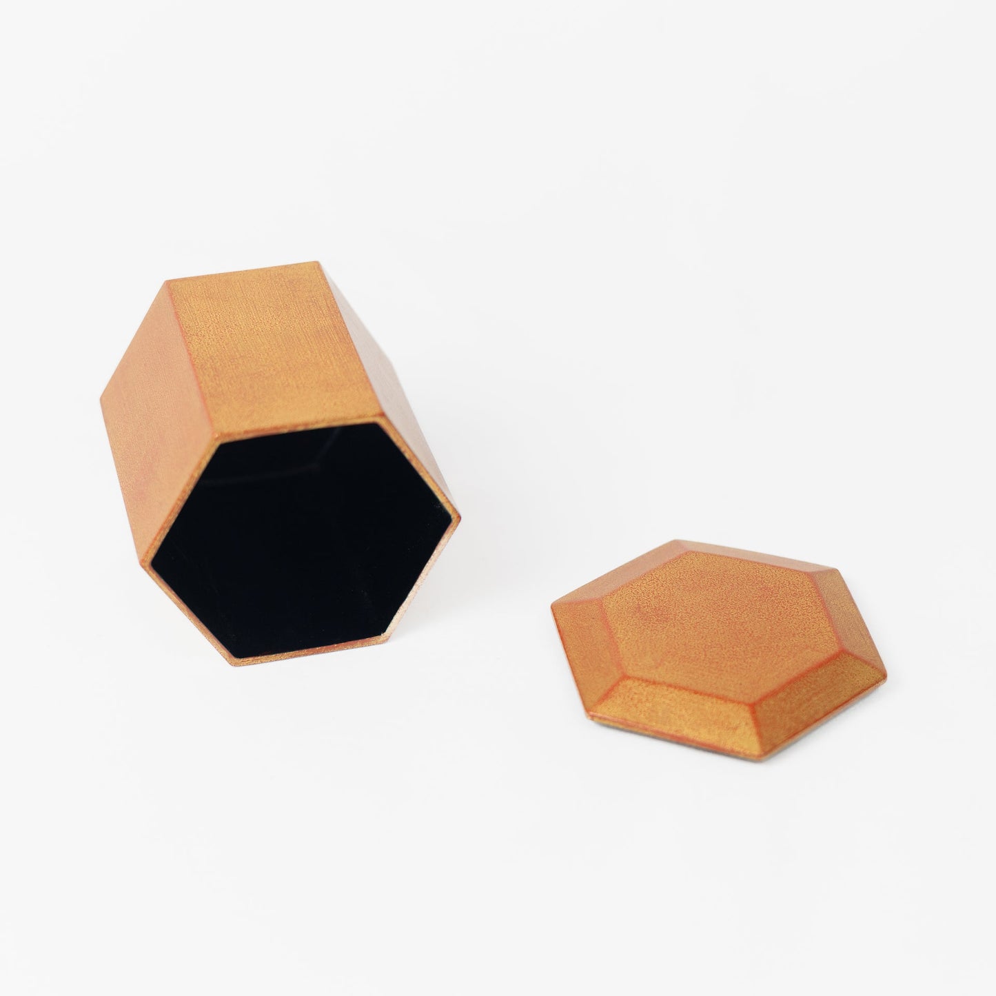 Vintage - Hexagonal Tea Canister