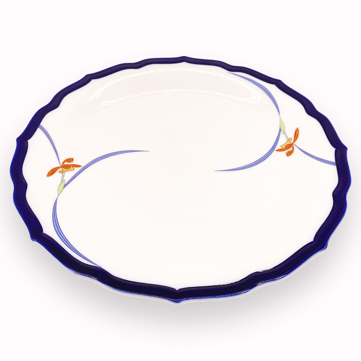 Koransha - Porcelain Dinner Plate Orchid Lace - Arita Ware