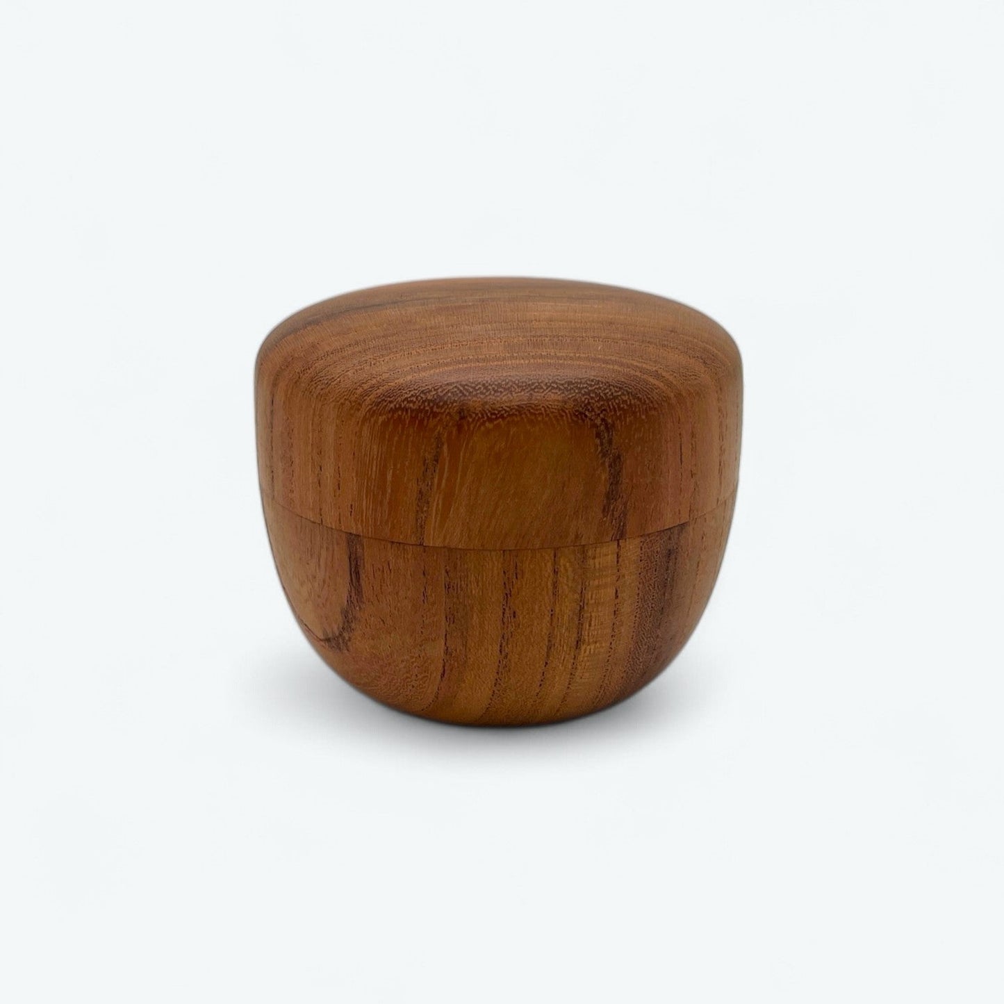 Vintage Zelkova Wood Tea Caddy (Natsume)