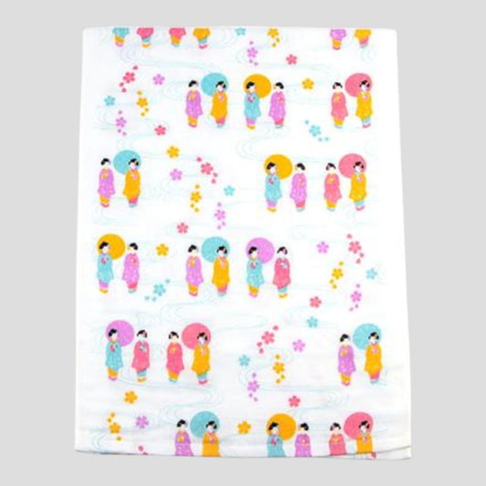 Premium Japanese Tenugui Towel - Maiko