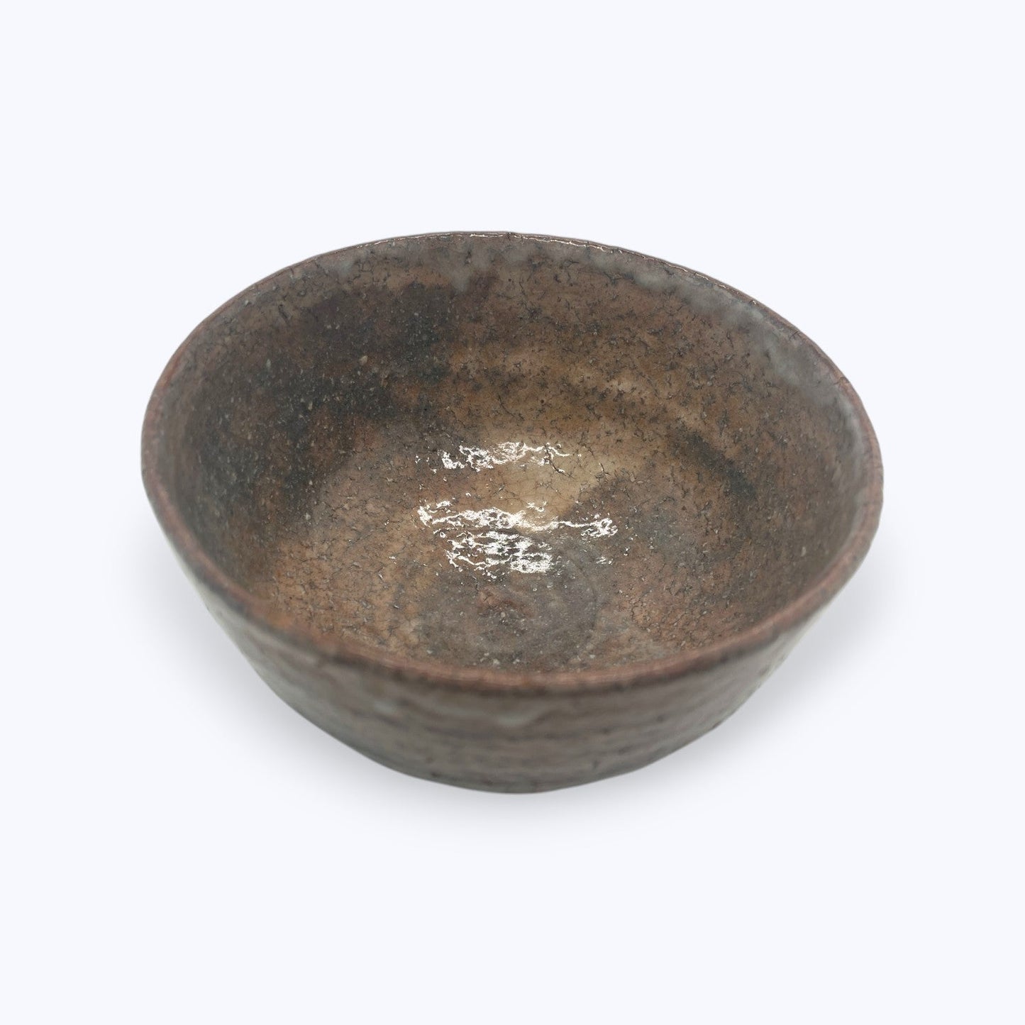 Vintage Hagi-yaki Tea Bowl by Kento Takeyoshi –with Signed Tomobako