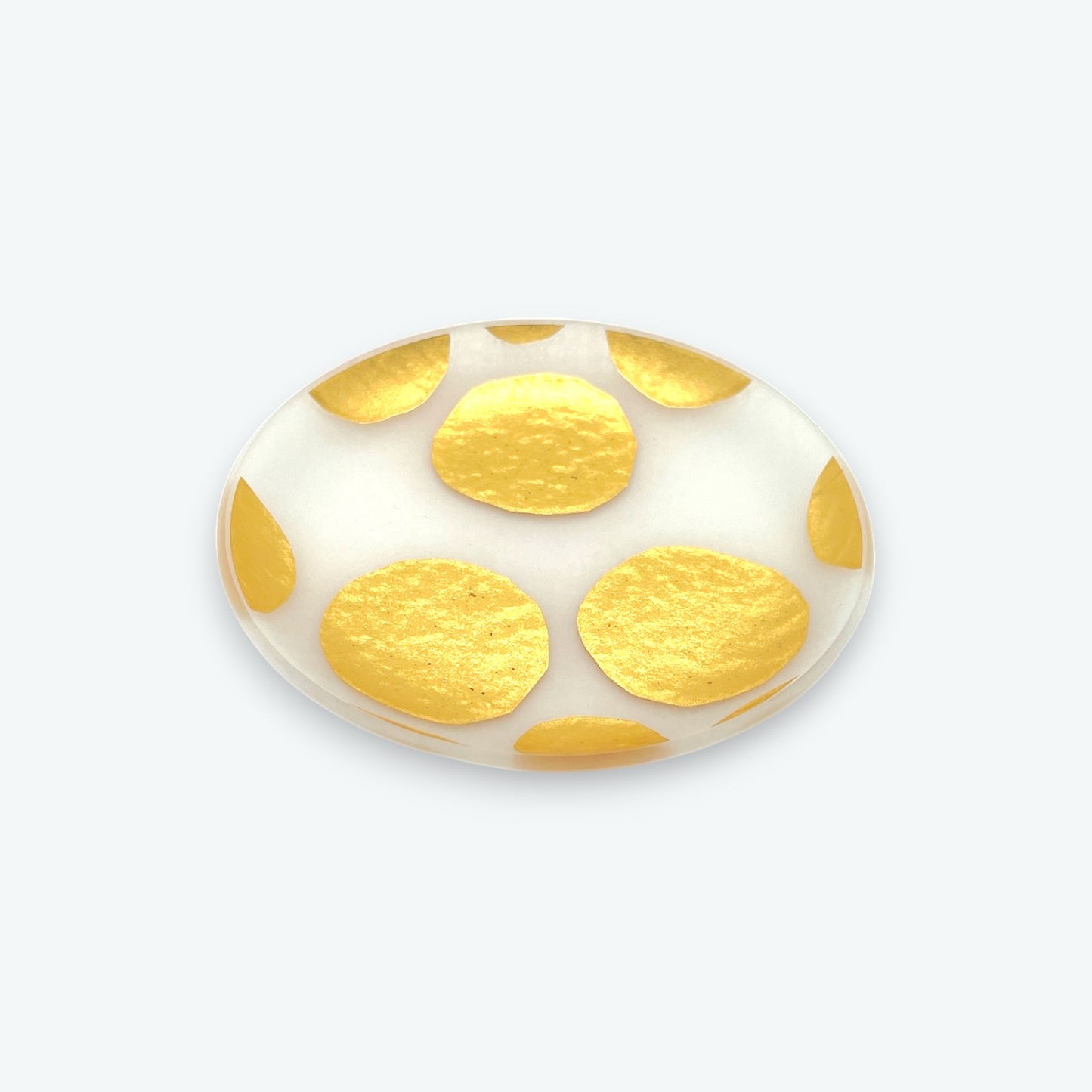 Toumei - Haku Mamezara Set of 2 in Wooden Box <ha> Gold