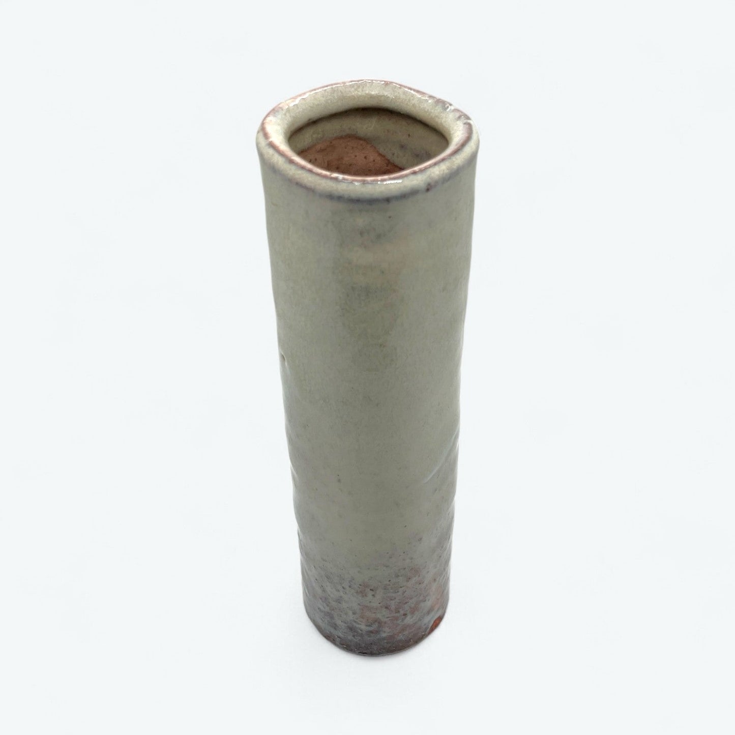 Vintage Hagi Ware Square-Mouthed Flower Vase by Otohiko Mizutsu