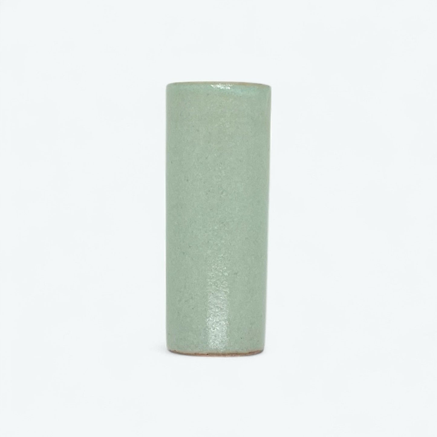 Japanese Celadon Ikebana Vase – One-Stem Hanaire with  Box