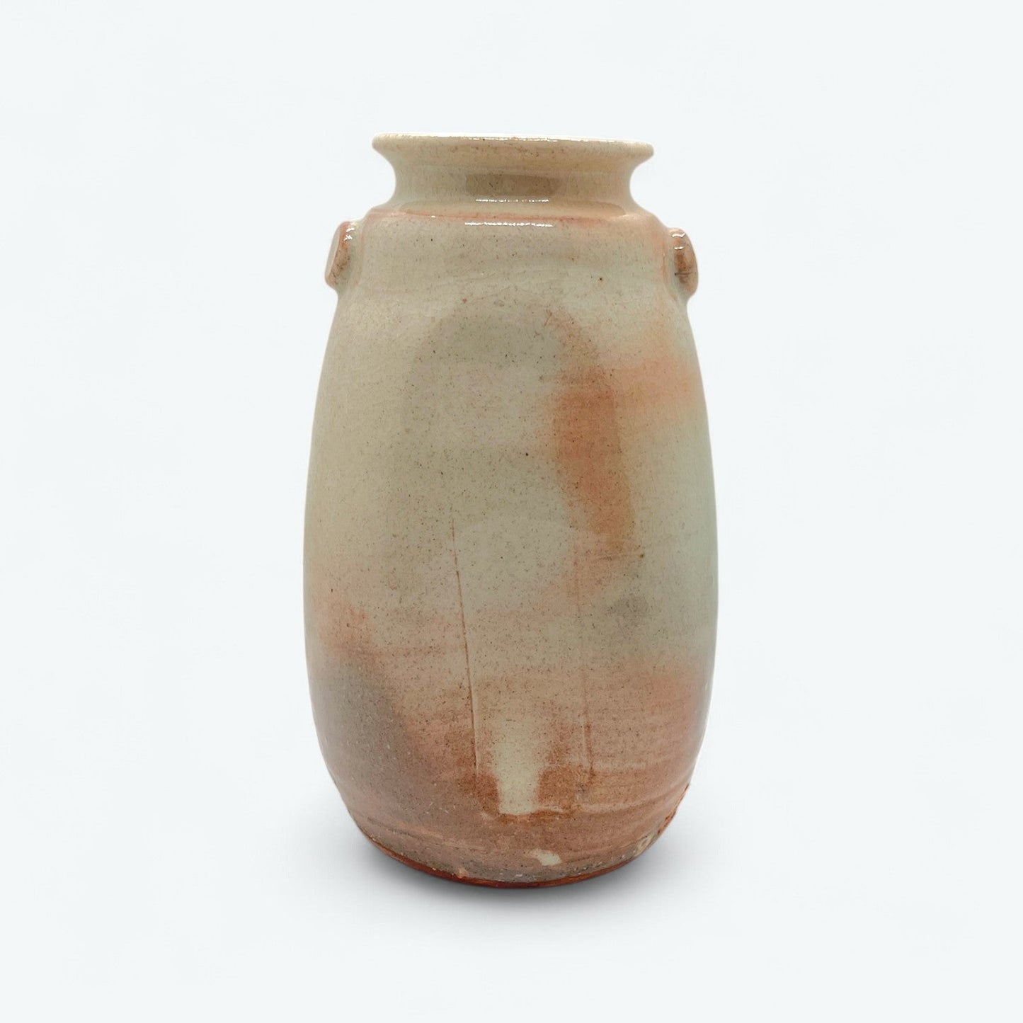Vintage Hagi Ware Flower Vase by Ryūji Matsuno –  Hon-gama  Kiln, with Original Box and Certificate