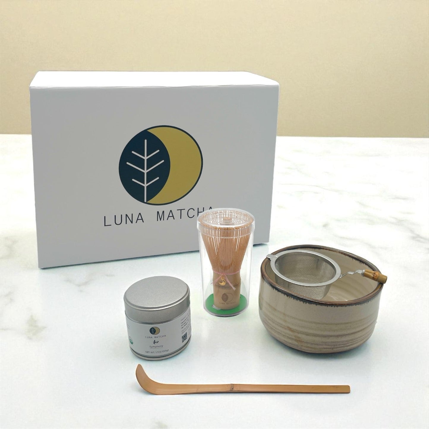 Luna Matcha Starter Kit, Symphony Matcha & Unka  Bowl