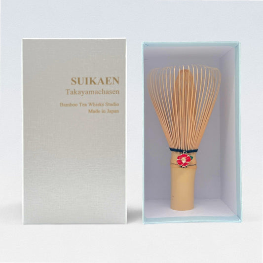 Takayama Chasen - Bamboo Whisk - Tsubaki