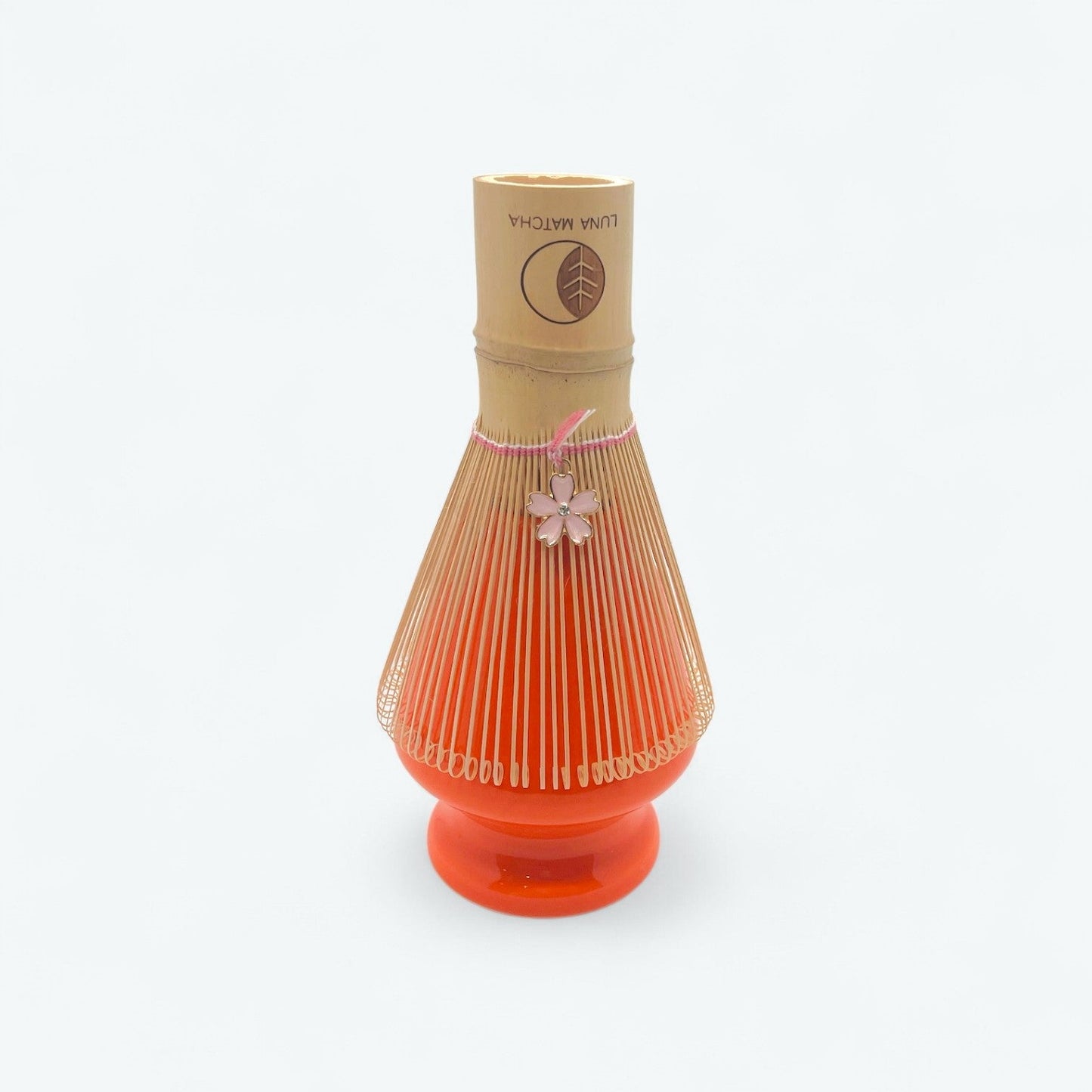 Takayama Tea Whisk Stand - Orange