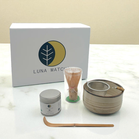 Luna Matcha Starter Kit, Symphony Matcha & Unka  Bowl