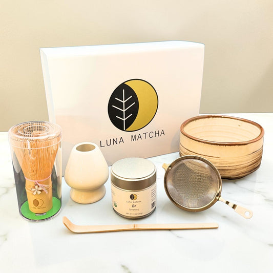 Luna Matcha Starter Kit, Symphony Matcha & Unka  Bowl