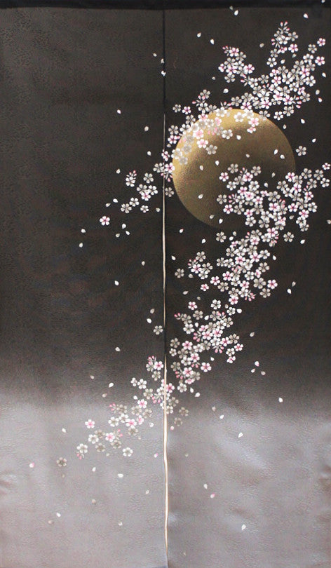 Noren - Night Sakura and Moon -