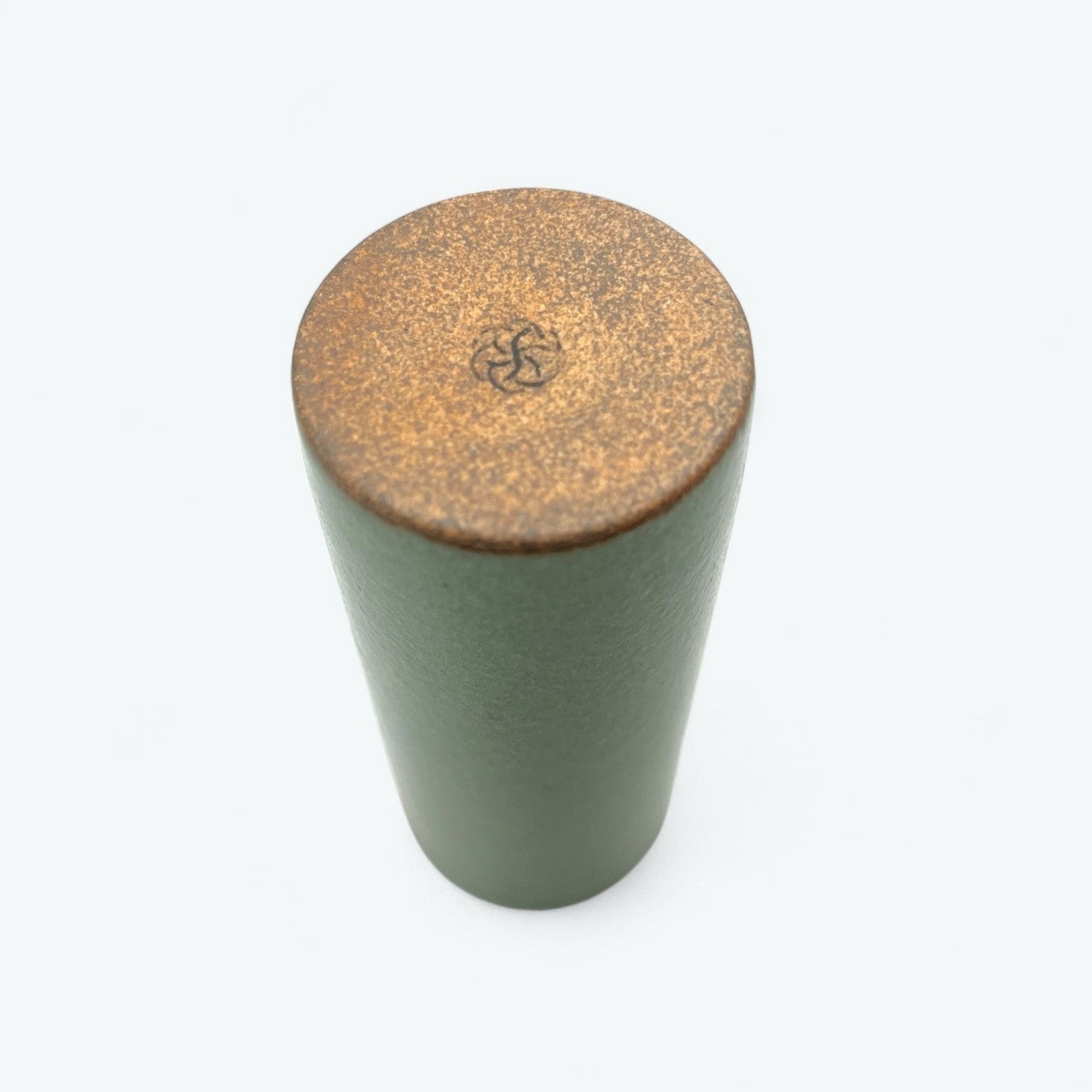 Japanese Celadon Ikebana Vase – One-Stem Hanaire with  Box