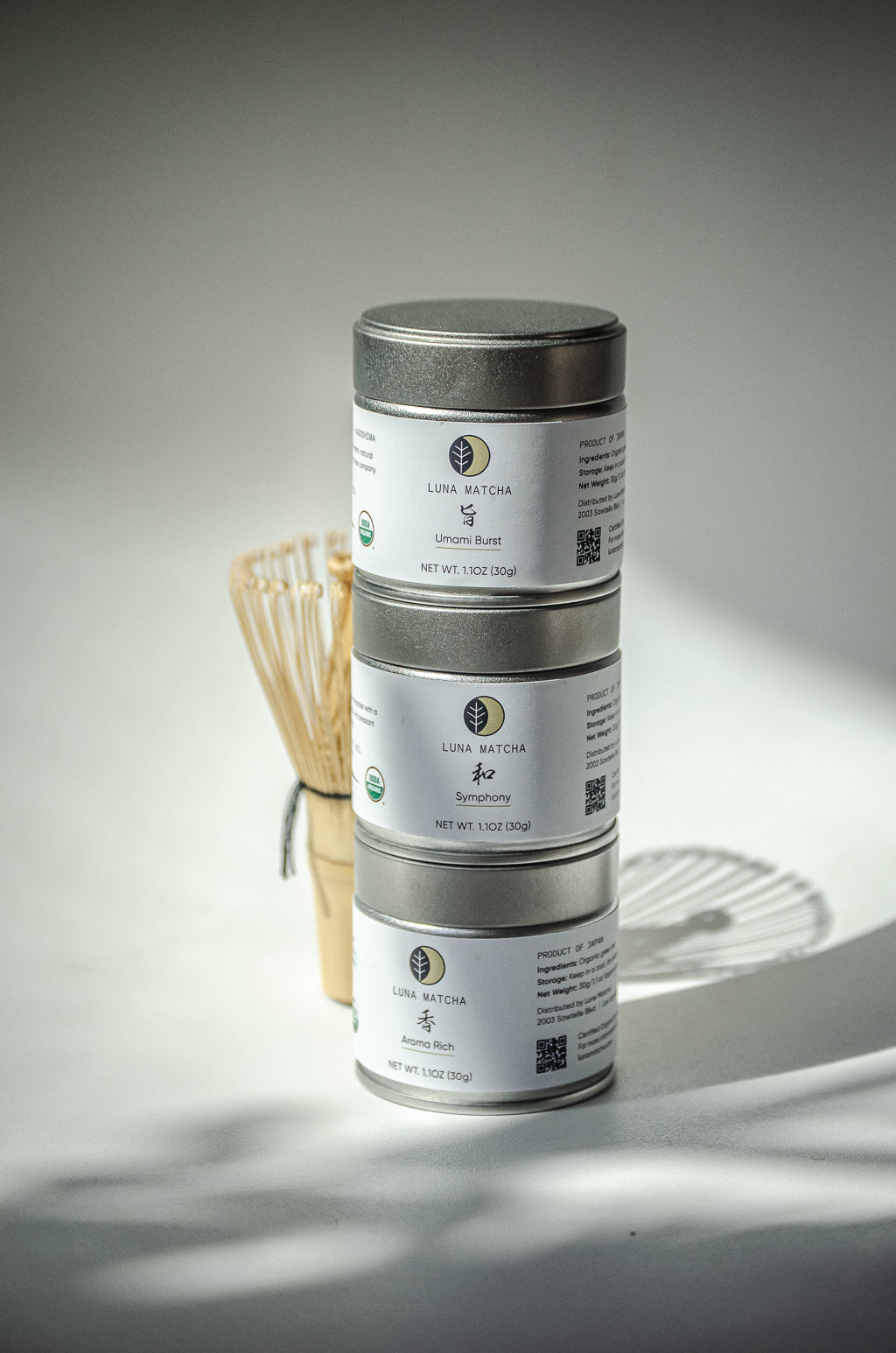 Organic Matcha & Hojicha Discovery Set – 3 × 30g