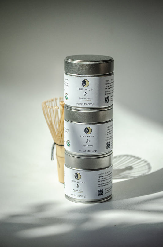 Organic Matcha & Hojicha Discovery Set – 3 × 30g