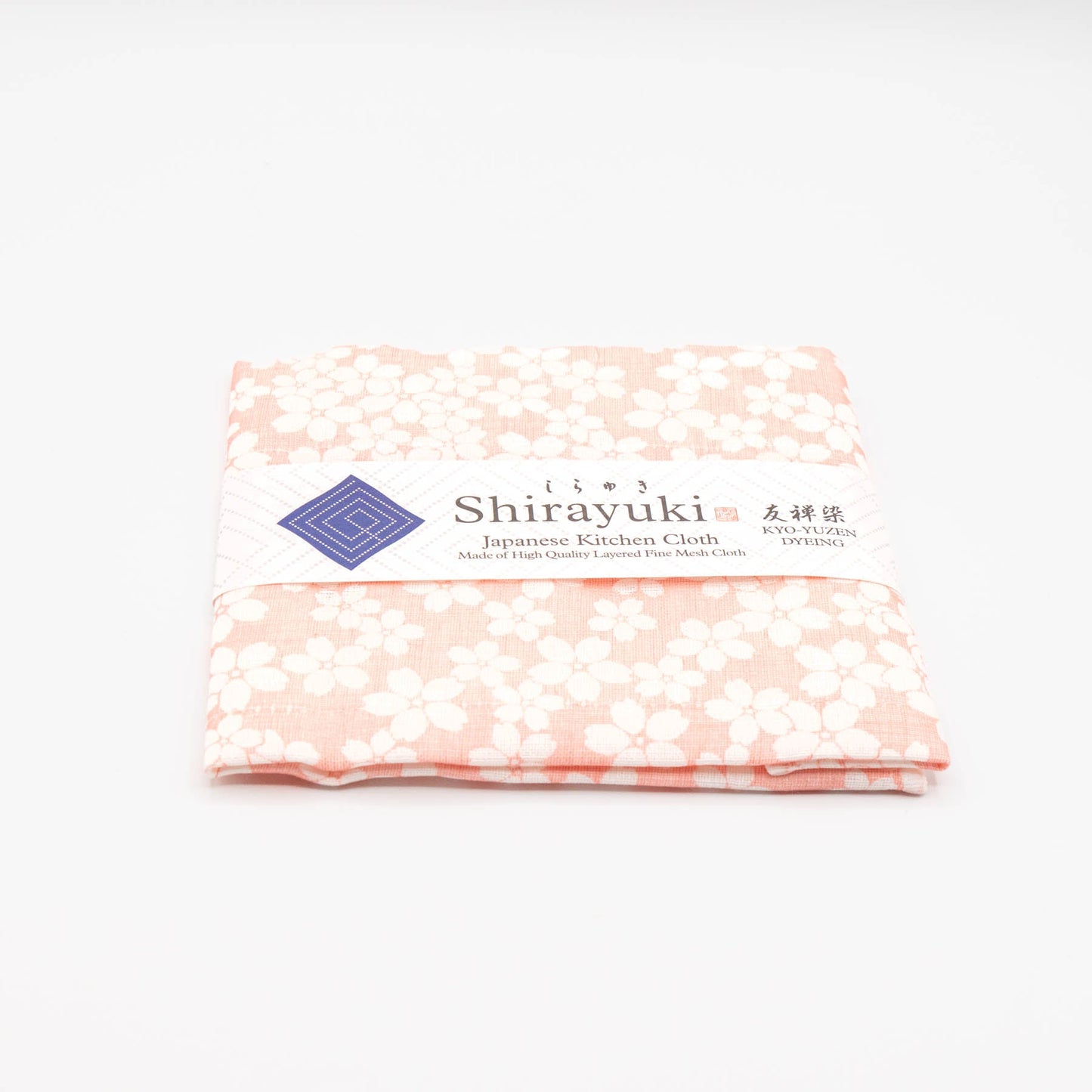 Shirayuki - Kyo-Yuzen - Dish Cloth - Sakura Pink