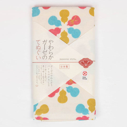 Premium Gauze Tenugui Towel - Gourd