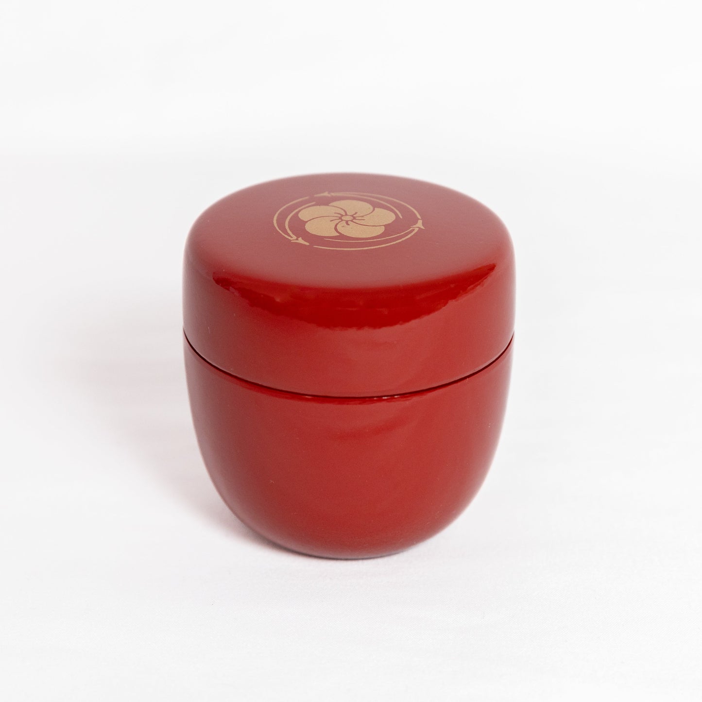 Ichiyama - Natsume Gourd - Tea Canister - Kikyo Red