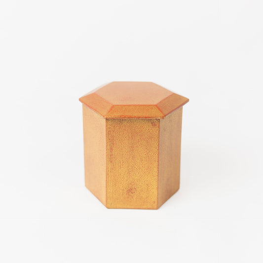 Vintage - Hexagonal Tea Canister