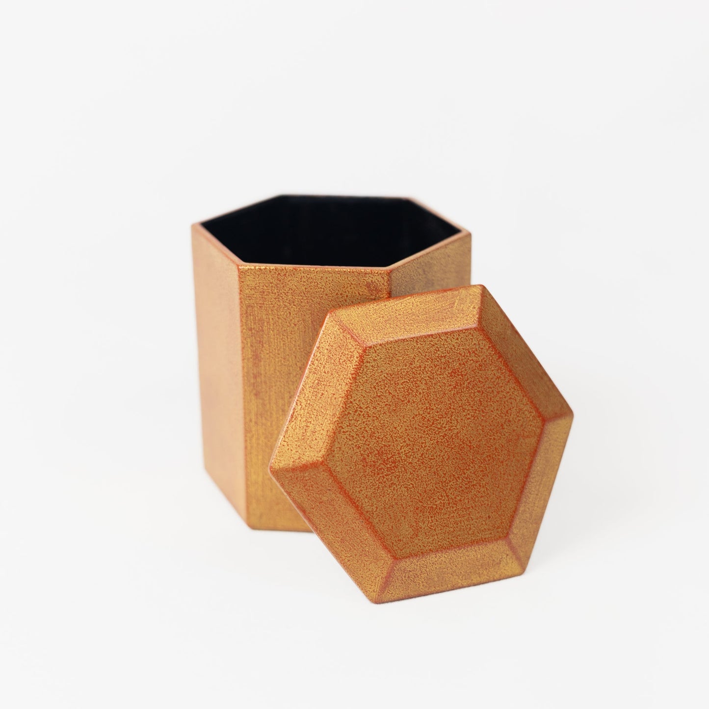 Vintage - Hexagonal Tea Canister