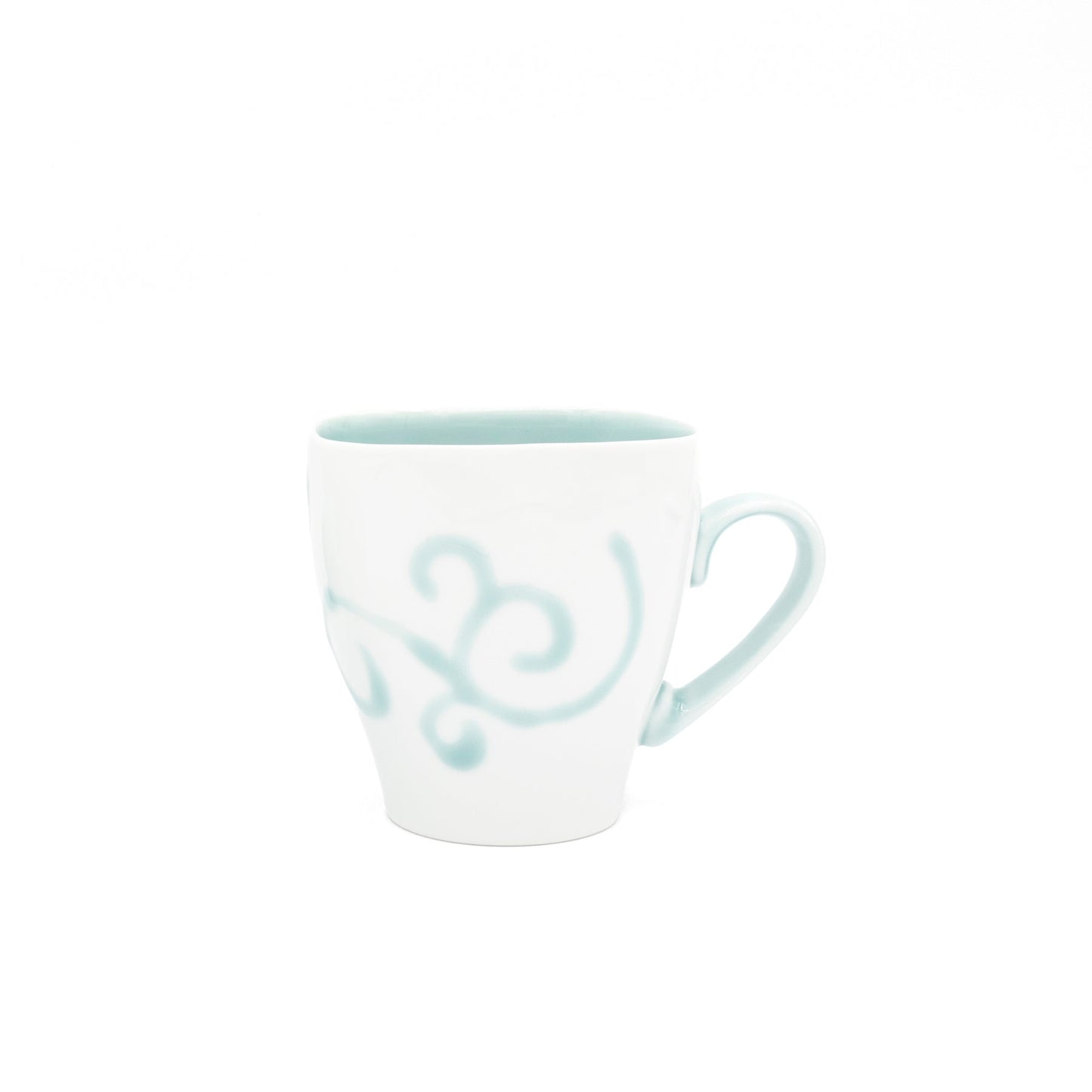 Seizan - Kakewake Wave Mug - Imari Nabeshima Ware - White