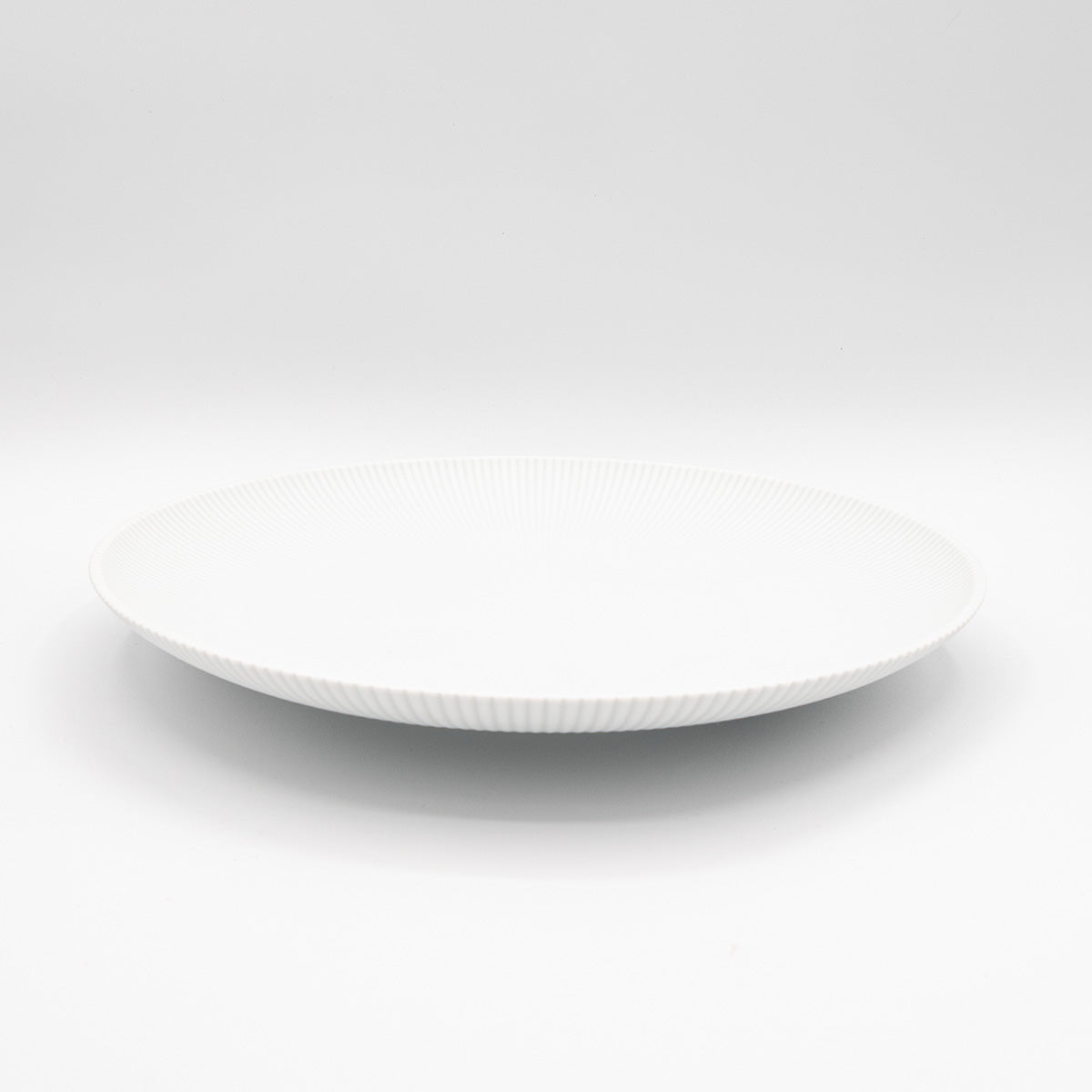 Koransha - Porcelain Plate Pinstripe White - Arita Ware