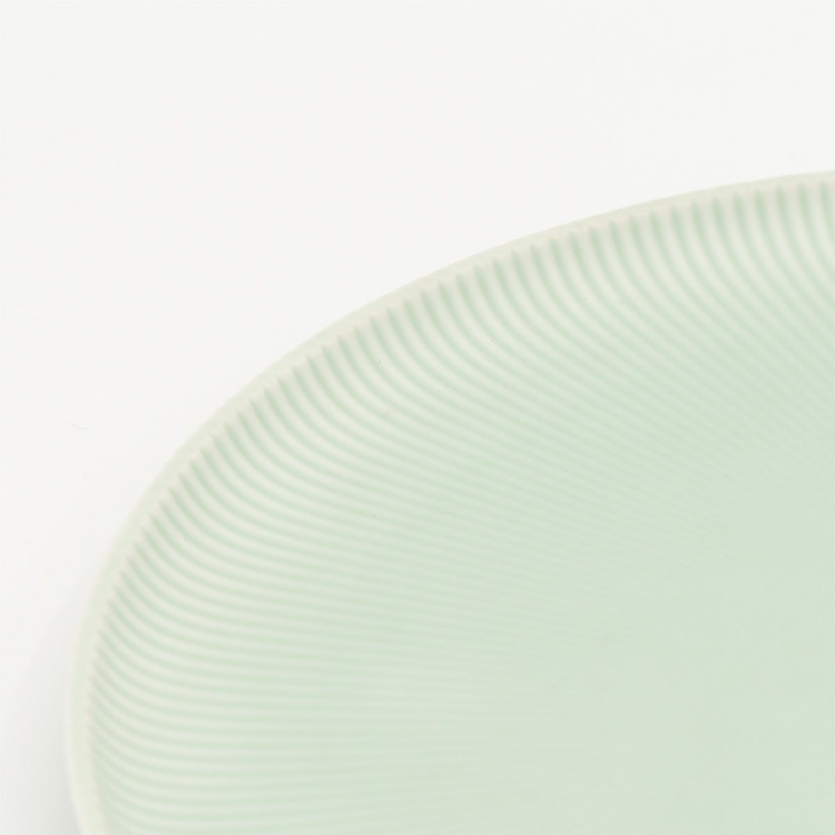 Koransha - Porcelain Plate Pinstripe Light Blue - Arita Ware