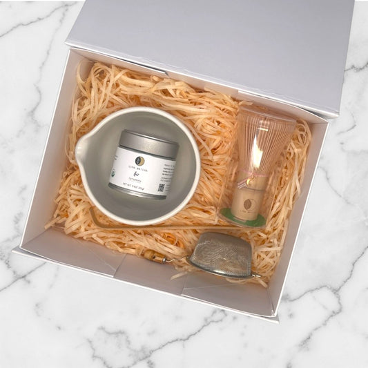 Luna Matcha Starter Kit, Symphony Matcha &  Katakuchi Matcha Bowl