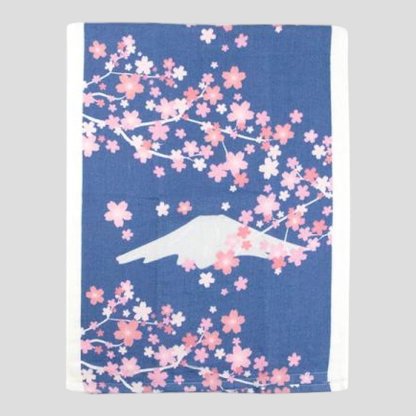 Premium Japanese Tenugui Towel - Sakura & Fuji