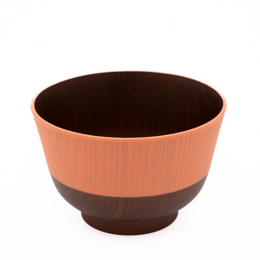 Urushi Soup Bowl - Yellowish Brown