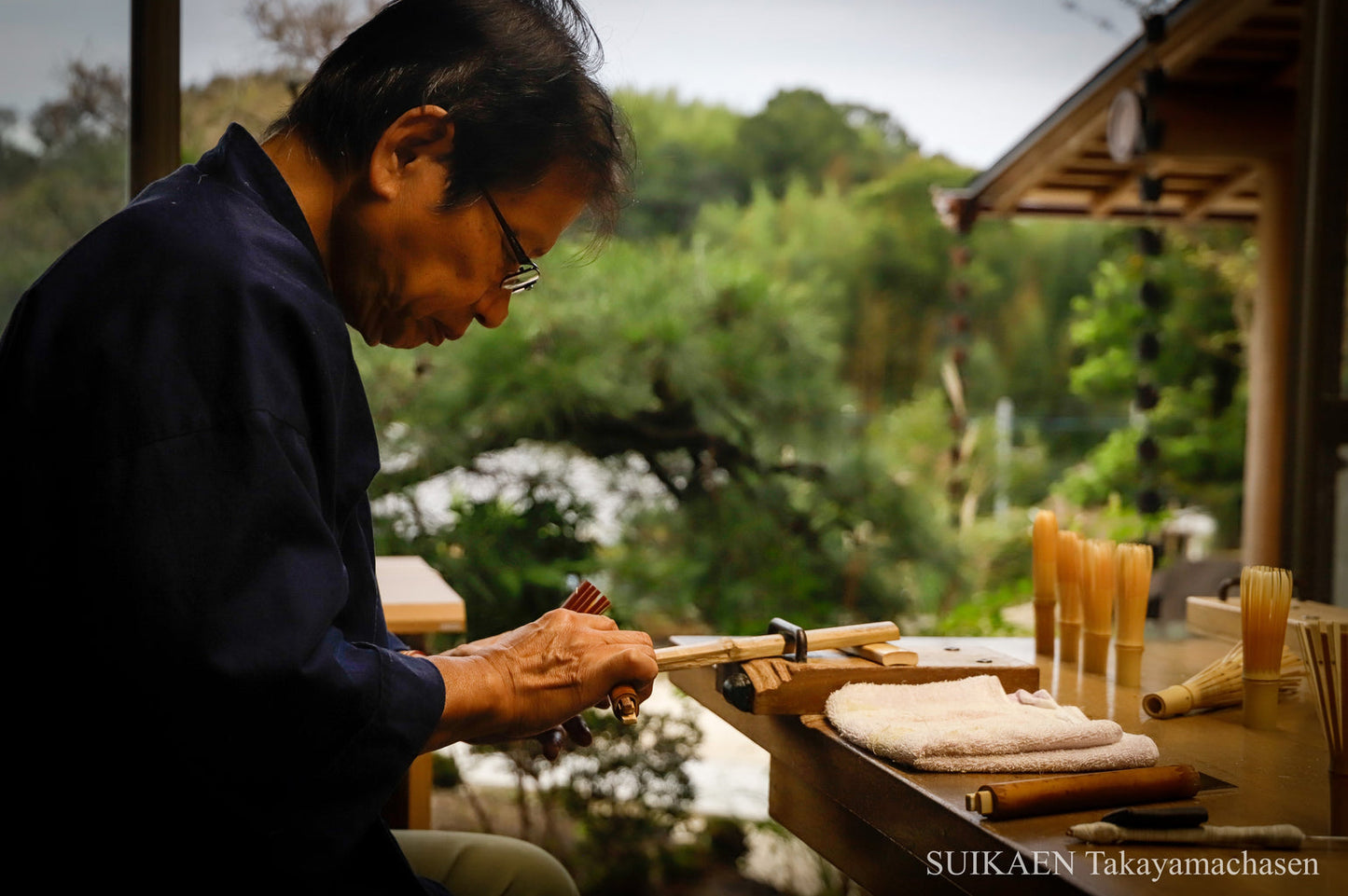 Takayama Chasen - Shiratake Chashaku(tea scoop)