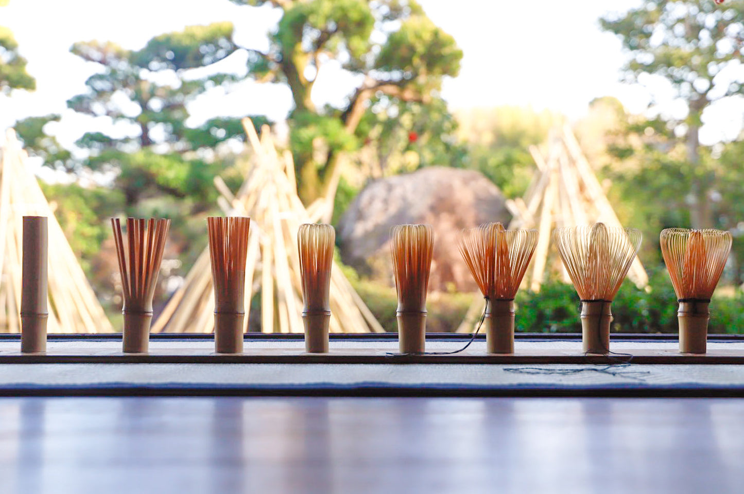 Suikaen Chasen - Bamboo Whisk - Tsubaki