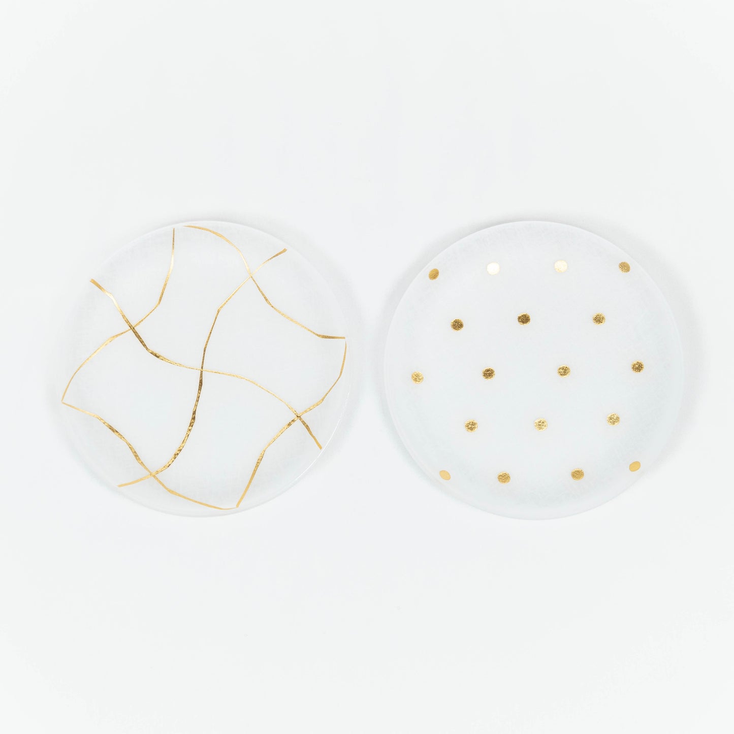 Toumei - Haku Plate Set of 2 in Wooden Box <i>