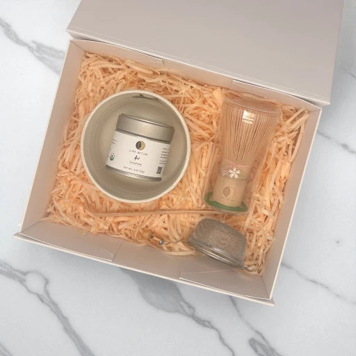 Luna Matcha Starter Kit, Symphony Kinsai Sansuiga Bowl