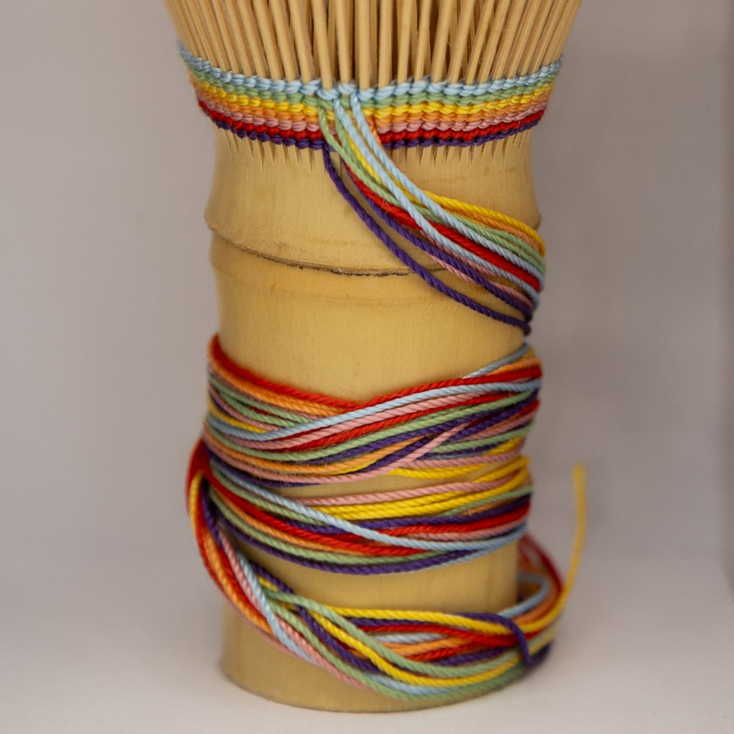 Takayama Chasen - Bamboo Whisk - Seven Colored