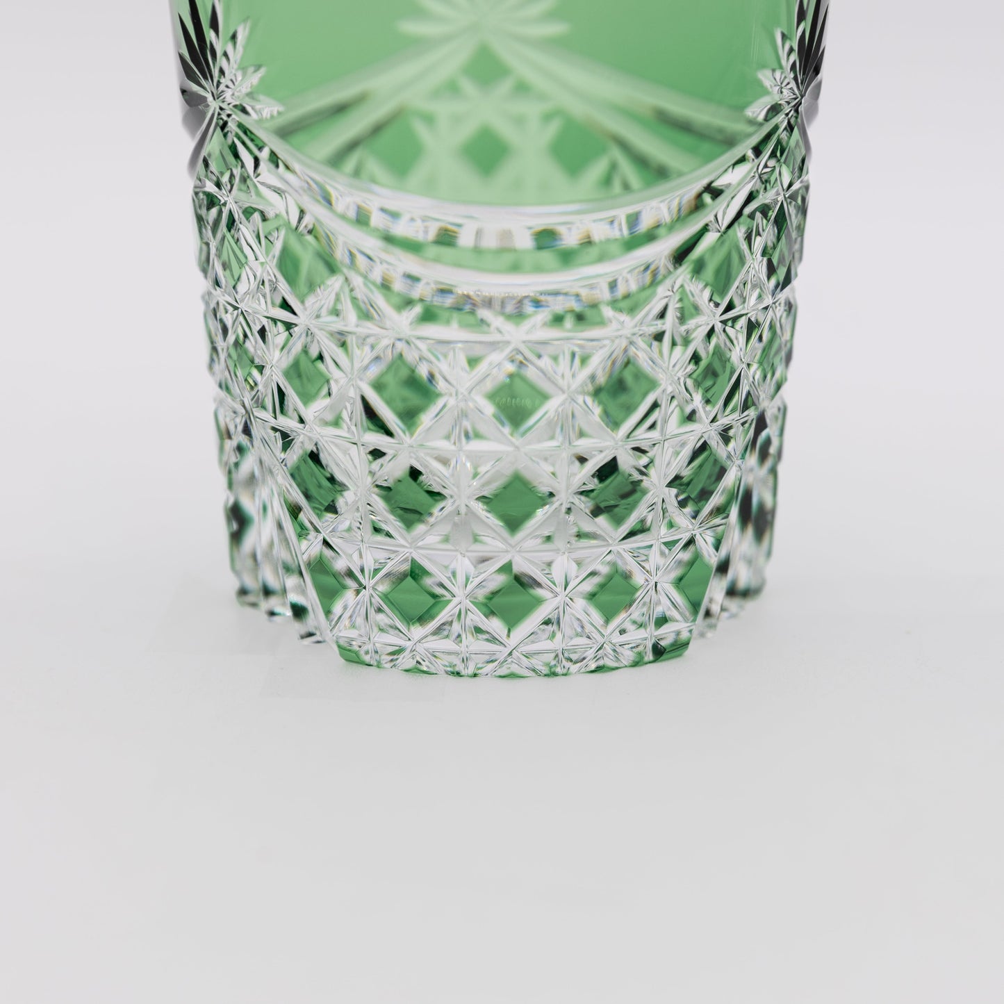 Kagami Crystal - Whiskey Glass - Drape & Tetragonal Basket Weave