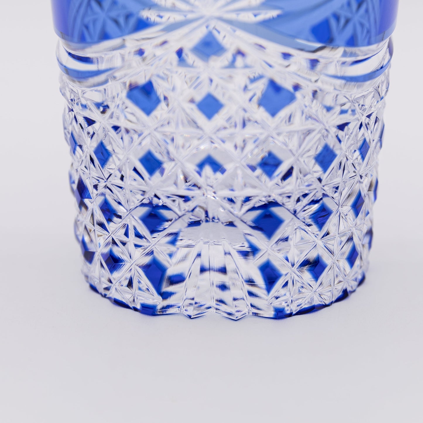 Kagami Crystal - Whiskey Glass - Drape & Tetragonal Basket Weave