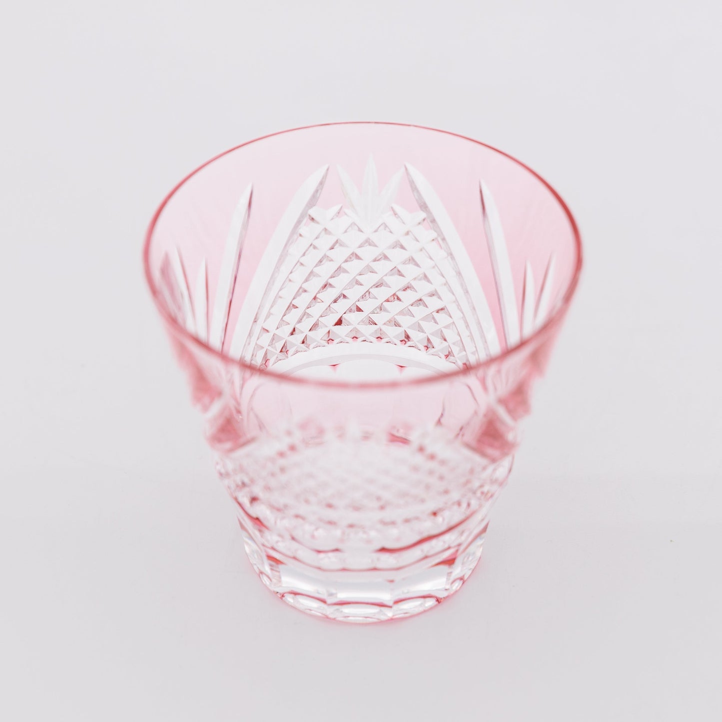 Kagami Crystal - Sake Glass - Fuji  Red