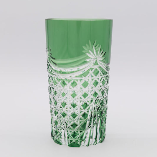 Kagami Crystal - Beer Glass - Drape & Tetragonal Basket Weave