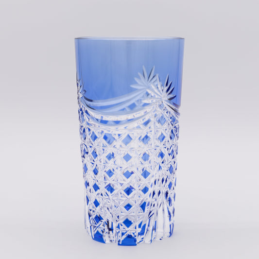 Kagami Crystal - Beer Glass - Drape & Tetragonal Basket Weave