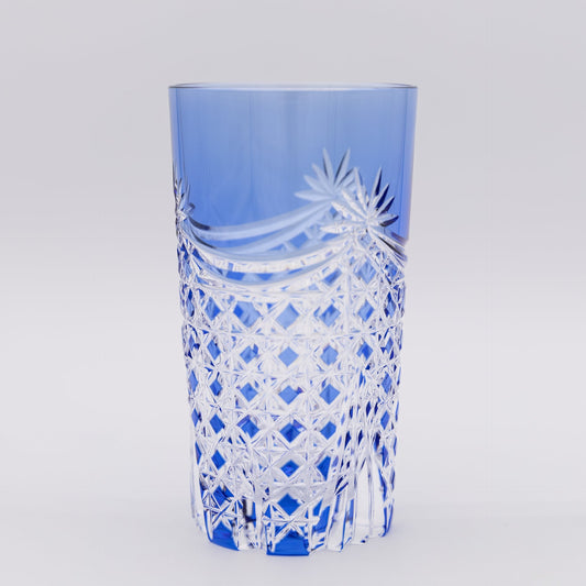 Kagami Crystal - Beer Glass - Drape & Tetragonal Basket Weave