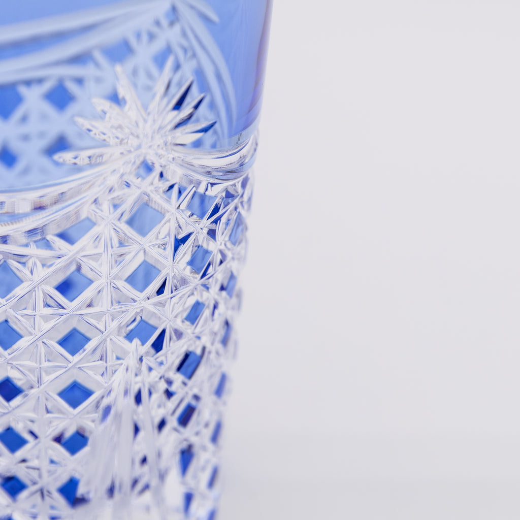 Kagami Crystal - Beer Glass - Drape & Tetragonal Basket Weave