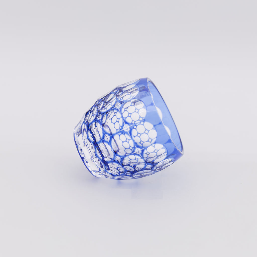 Kagami Crystal - Sake Glass - Hydrangea