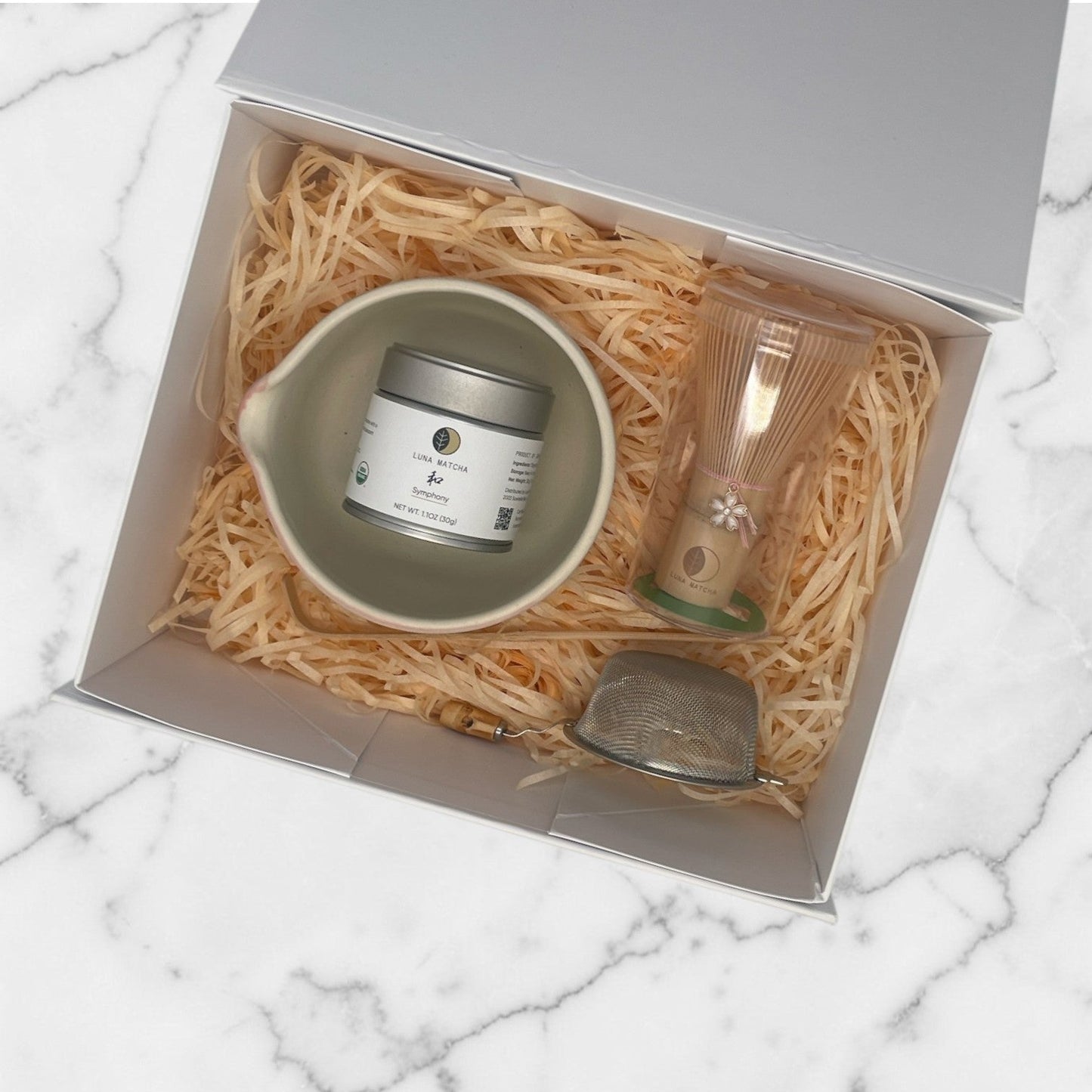 Luna Matcha Starter Kit, Symphony Matcha &  Katakuchi Matcha Bowl