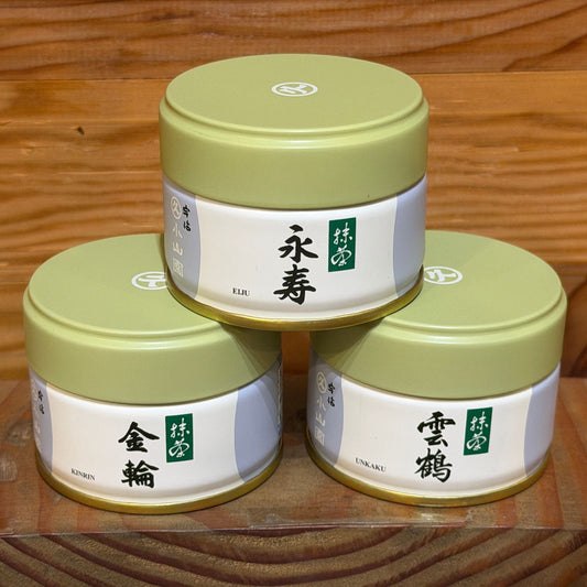 Marukyu Koyamaen Koicha Flight – 3-Tin Tasting Set